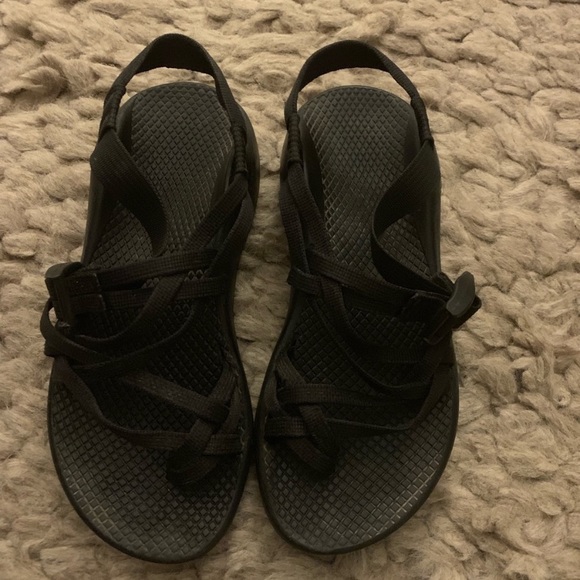 Chaco Shoes - Black double string Chaco sandals